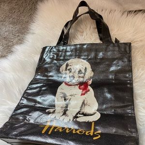 Harrod’s Puppy PVC tote bag